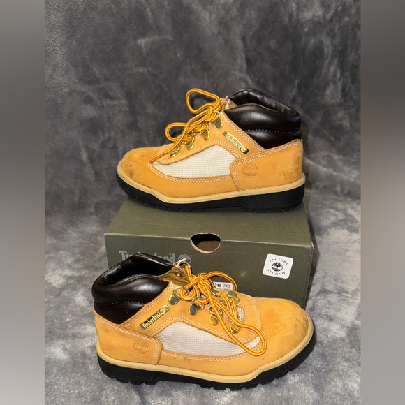 Timberland Field Boot Wheat Nubuck Boys’ Preschool size 13 - Picture 1 of 5